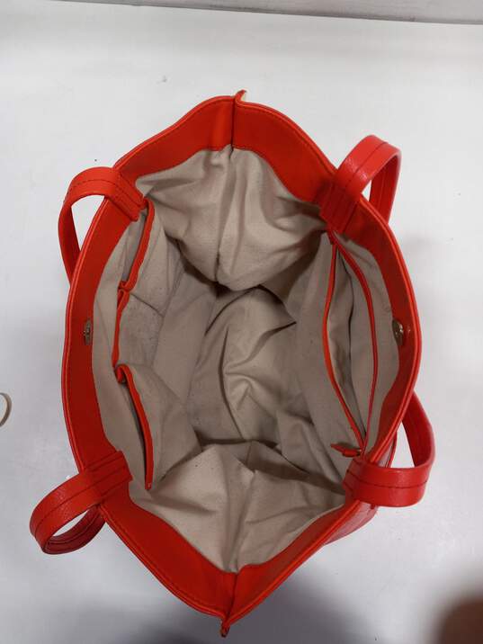 Sack Fifth Avenue Red Shoulder Tote Handbag image number 4