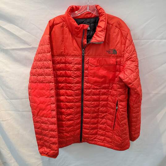 The North Face Thermoball Red Full Zip Jacket Men's Size XL image number 1