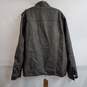 Men's distressed faux leather moto jacket washed black 3XL nwt image number 1
