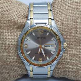 Armitron 37mm Case Classic Two-Tone Diver Design Men's Stainless Steel Quartz Watch alternative image