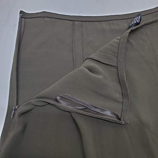 Eileen Fisher Women's Olive Green Silk/Spandex Skirt Size S image number 6
