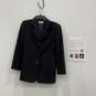 Giorgio Armani Womens Black Notch Lapel Three Button Blazer Size 4 W/COA image number 1