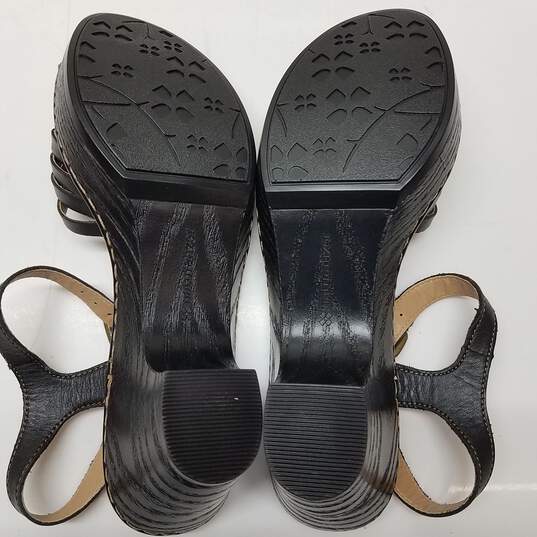 Naturalizer ‘MARTHA’ Wedge Sandals Black Size US 11W image number 3