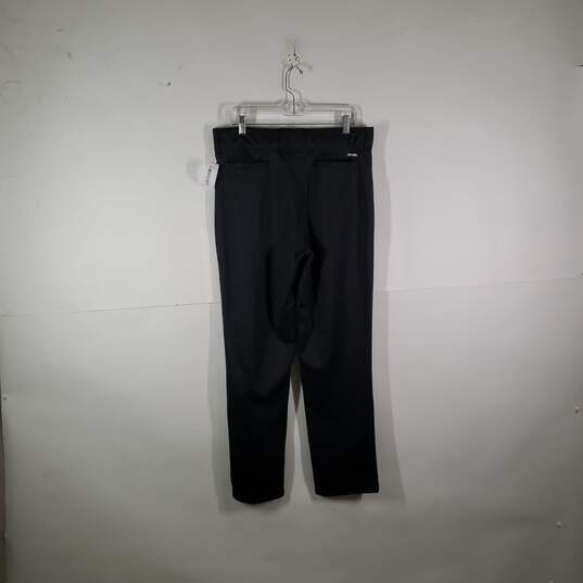 Mens Straight Leg Flat Front Activewear Baseball Pants Size Large image number 2