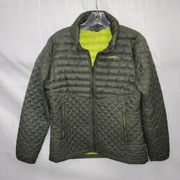 Merrell Green Featherless Full Zip Puffer Jacket Size S