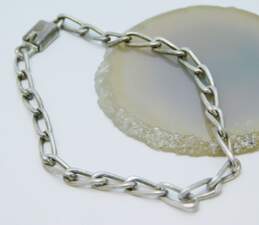 Taxco 925 Chunky Statement Ring & Chain Bracelet 21.4g alternative image
