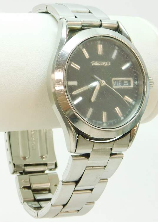 Buy the Three (3) Two Tone Seiko & Pulsar Day Date & Calendar Watches |  GoodwillFinds