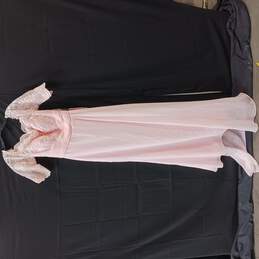 Mingda's Women's Bridesmaid Pink Dress Size L