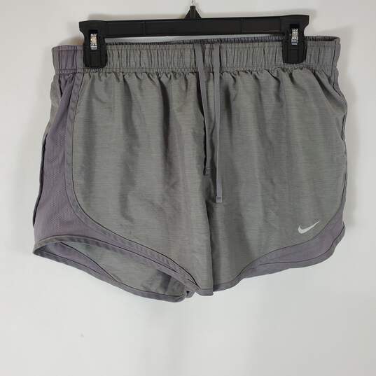 Nike Women Grey Activewear Shorts L image number 1