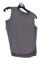 Women's Heather Round Neck Sleeveless Wide Strap Tank Top Size S image number 1