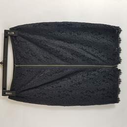 Diane Von Furstenberg Women Black Skirt Size 0 alternative image