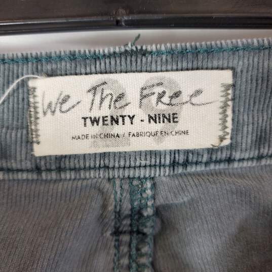 We The Free Women Slate Corduroy Skinny Pants sz 29 image number 4