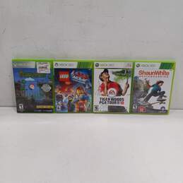 4pc Lot of Assorted Microsoft Xbox 360 Video Games