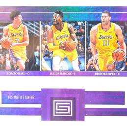 2017-18 LA Lakers Panini Factions Ball Randle Lopez alternative image