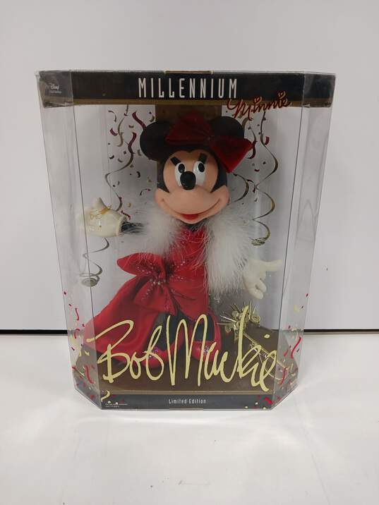Mattel Bob Mackie Minnie Mouse Collectable Millennium Doll IOB image number 1