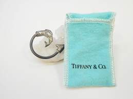 Tiffany & Co Silver Fishing Fish Hook Key Ring 15.5g