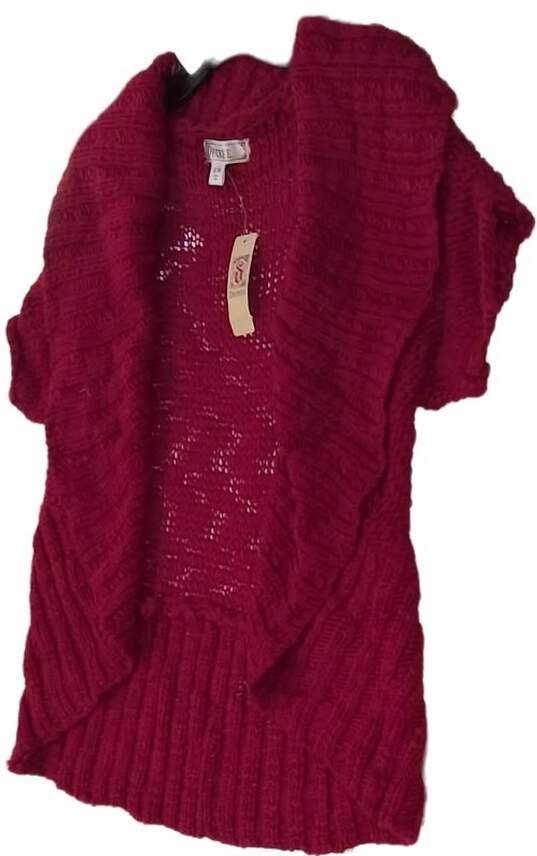Decree Short Sleeve Knitted Cardigan Sweater Women's Size XL image number 1