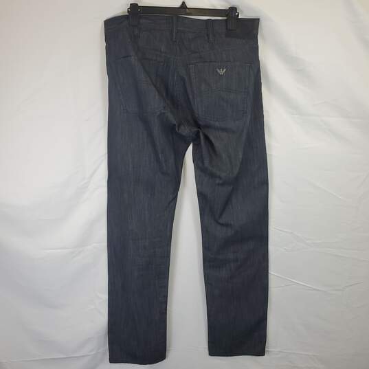 Armani Jeans Men Gray Straight Jeans Sz 34 image number 5