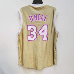 Vtg Majestic Mens White LA Lakers Shaquille O'Neal #34 NBA Jersey Size L alternative image