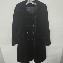 Borgazia Black Faux Fur Coat