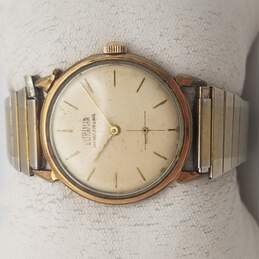 FOR REPAIR Vintage Waltham 17 Jewels Two Tone Watch NOT RUNNING