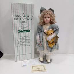 Saymour Mann The Connoisseur Doll Collection Porcelain Doll Numbered 528/2500 w/Box