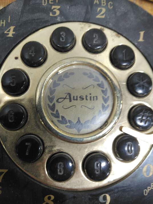 Vintage Austin Spirit of St. Louis Wooden Retro Style Wall Telephone image number 4
