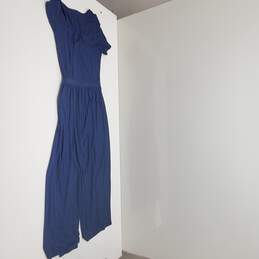 Wm Bobeuau Navy Blue Jumpsuit Pant Dress Sz S alternative image