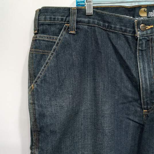 Carhartt Men's Blue Jeans Size 40x32 NWT image number 3