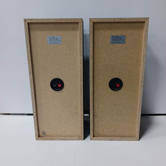 Pair Of Black Magnavox Speakers image number 2