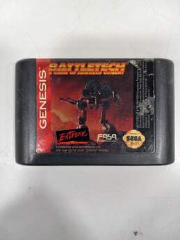 Sega Genesis Battletech Video Game Cartridge