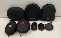 Assorted Audio Headphone Case Bundle Lot of 8