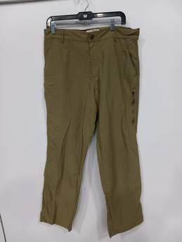 Marmot Cargo Style Green Nylon Hiking Pants Size 34