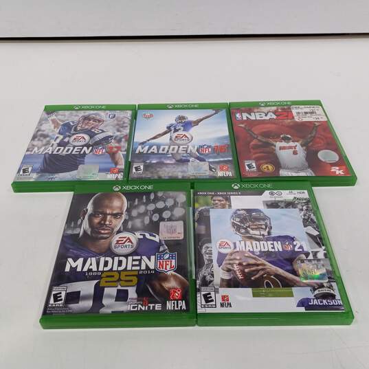 5pc. Bundle of Microsoft Xbox One Video Games-Assorted Titles image number 1