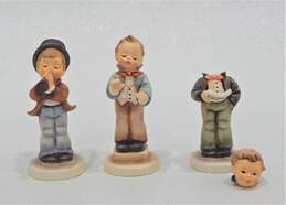 Vintage Goebel Boys Chorus Singer Conductor Serenade Set of 3 Figurines