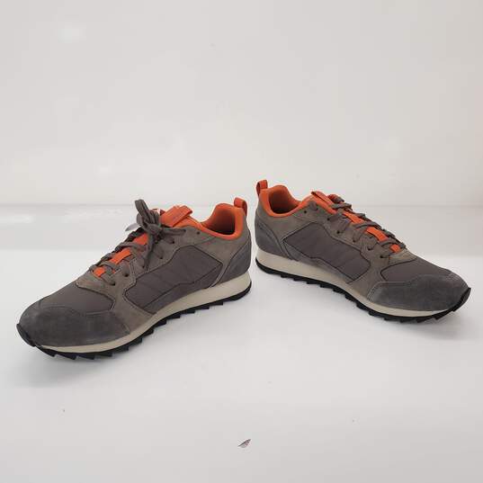 Merrell Men's Alpine Sneaker Beluga Dark Greige Suede Hiking Shoes Size 9 image number 2