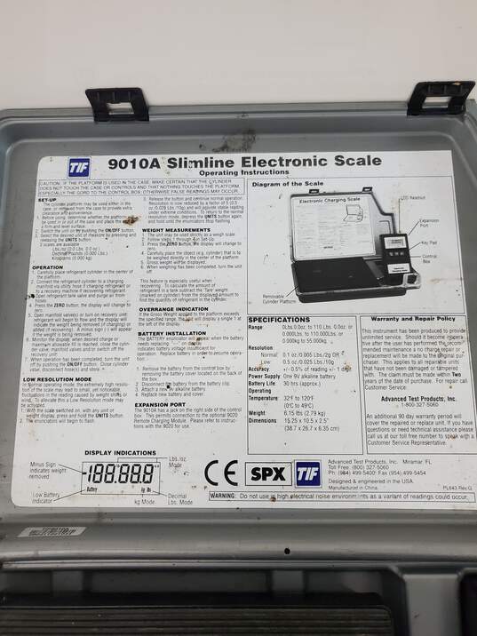 Tif 9010A Slimline Refrigerant Electronic Scale Untested image number 3