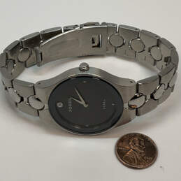 Designer Fossil FS-2696 Silver-Tone Stainless Steel Analog Wristwatch