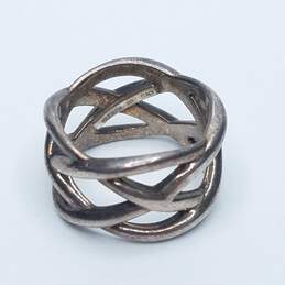 Tiffany & Co. Sterling Silver Authentic Braided Celtic Knot Weave sz 6 Ring 8.0g alternative image