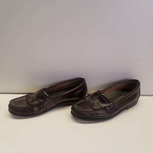 Men's Segarra Mocs Loafer Oxblood Leather Made In Spain, Size 12 image number 4