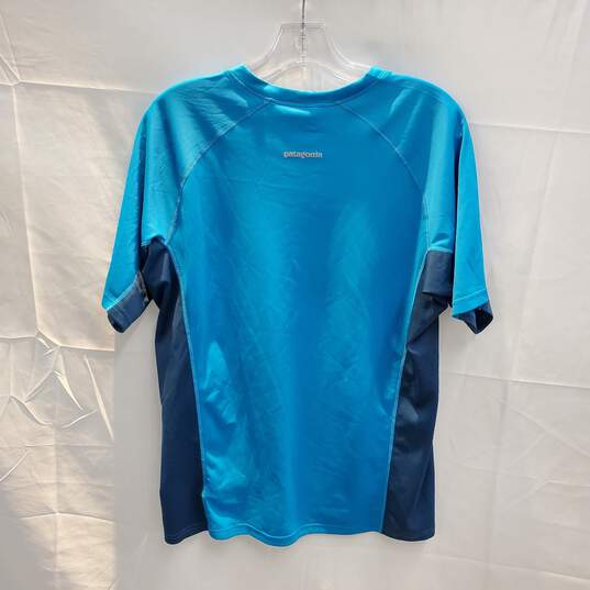 Patagonia Blue Short Sleeve Shirt Men's Size M image number 2