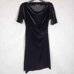 BCBG Maxazria Women Black Velvet Dress XS