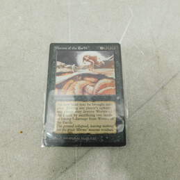 Magic The Gathering MTG Worms of The Earth The Dark Card alternative image