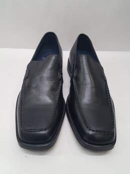 Bacco Bucci Leather Loafers Black 8