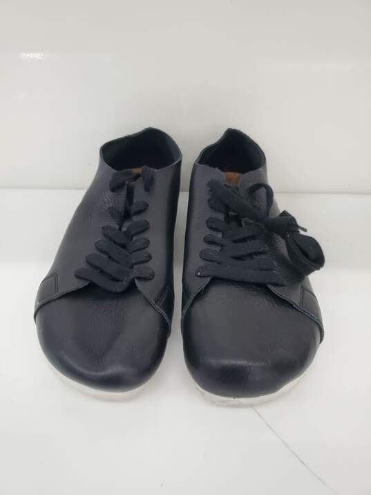 Men otz Shoes Leather Black Shoes Size-10.5 Used image number 1