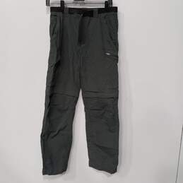 Columbia Gray Convertible Hiking Pants Men's Size 30x30