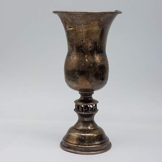Sterling Silver Yaddish Cup Goblet w/Monogram 59.8g image number 1
