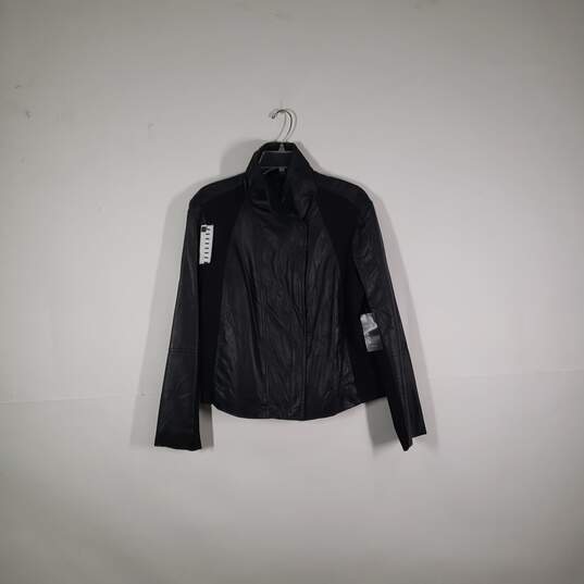 NWT Womens Long Sleeve Full-Zip Short Motorcycle Jacket Size PXL image number 6