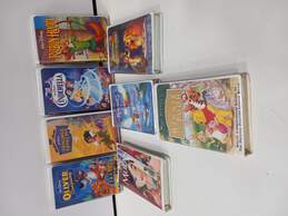 Bundle of 8 Disney Animated VHS Home Video Tape Movies