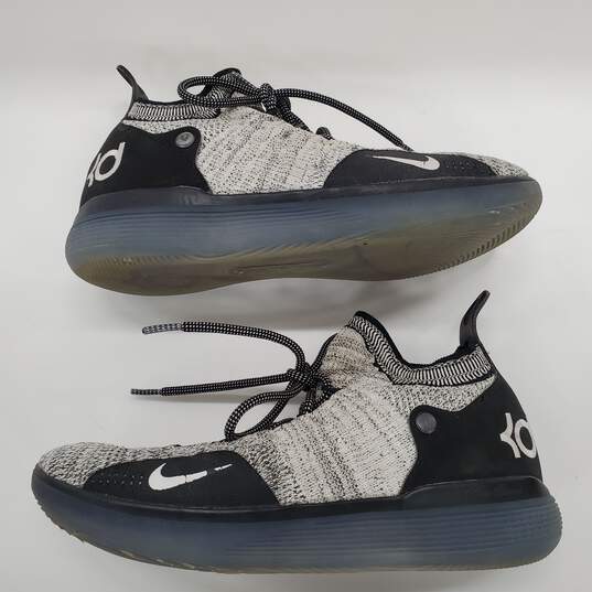 Nike Zoom KD11 White Black AO2604-006 Men's Basketball Shoes Sneakers Size 9.5 image number 4